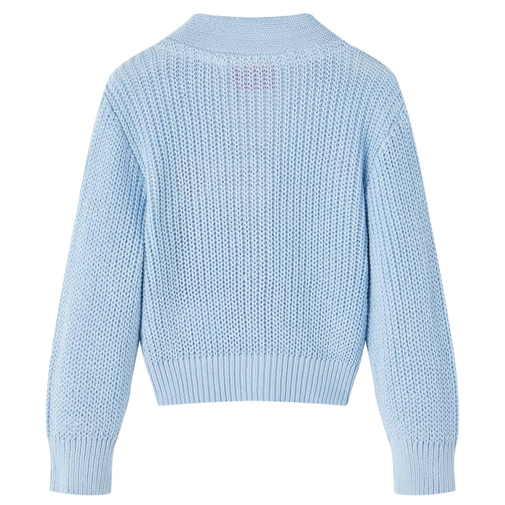 Kinder-Strickjacke Blau 104