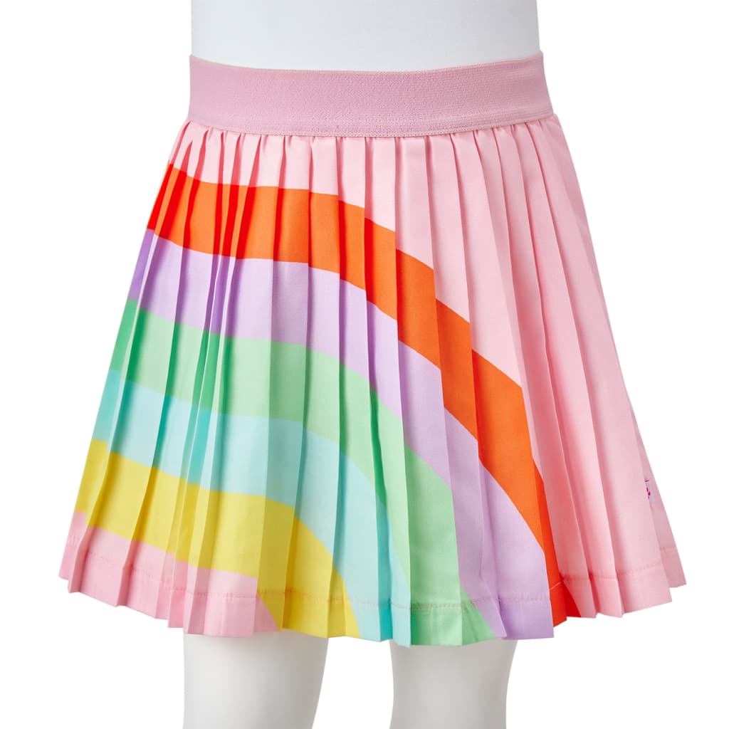 Kinder-Faltenrock Hellrosa 104