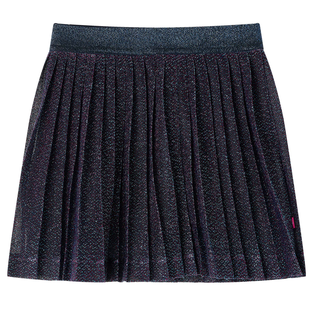 Kinderrock mit Glitzer Marineblau 104