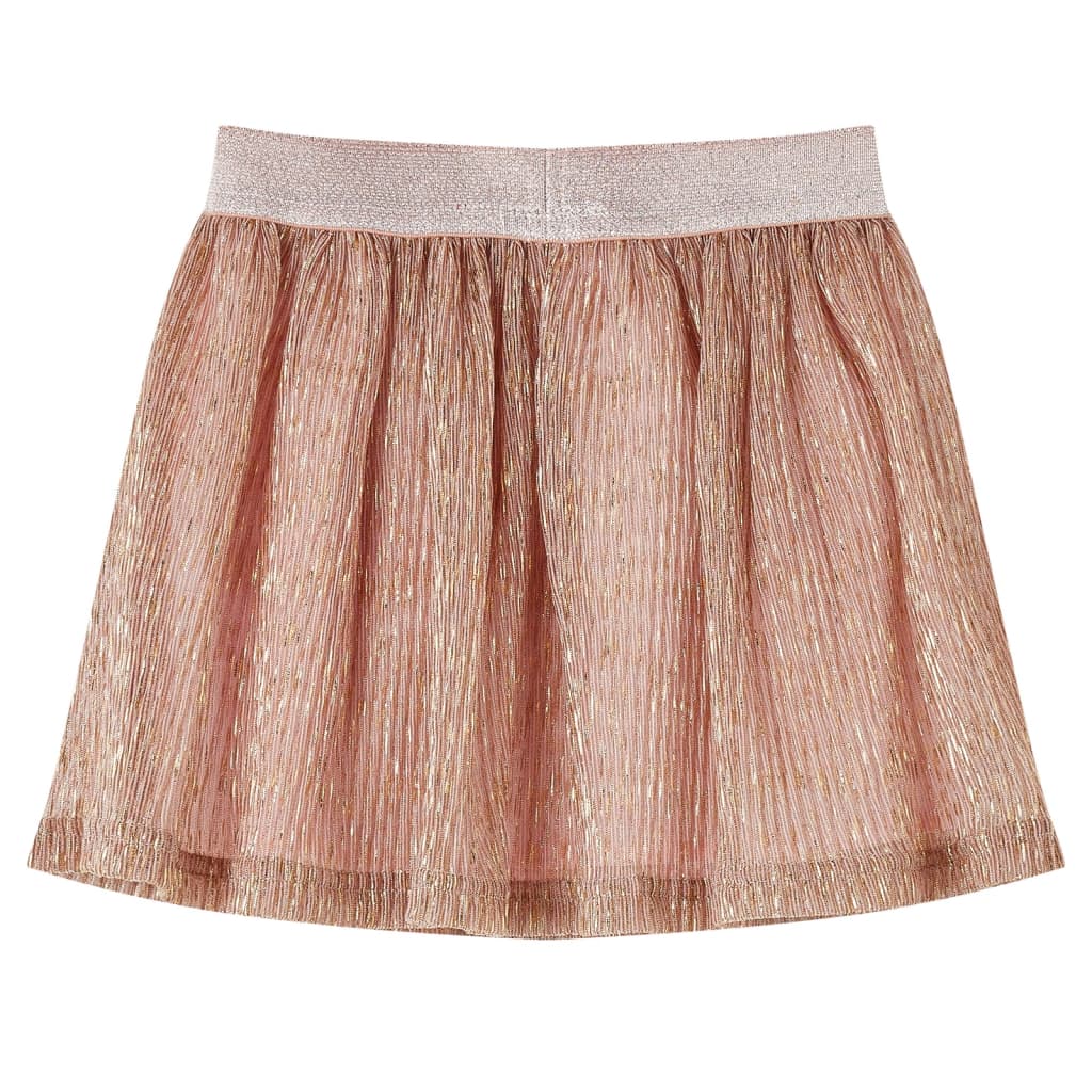 Kinderrock mit Glitzer Zartrosa 140