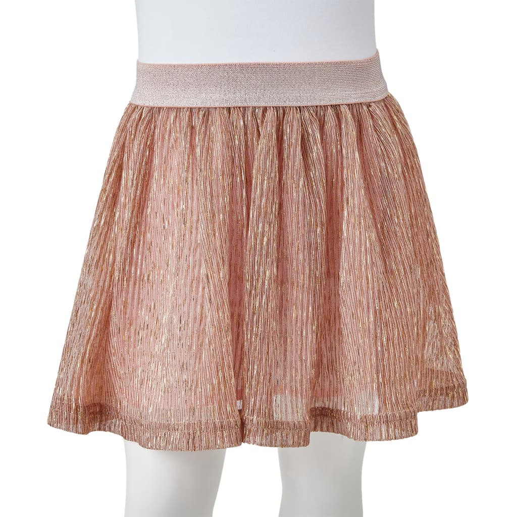 Kinderrock mit Glitzer Zartrosa 140