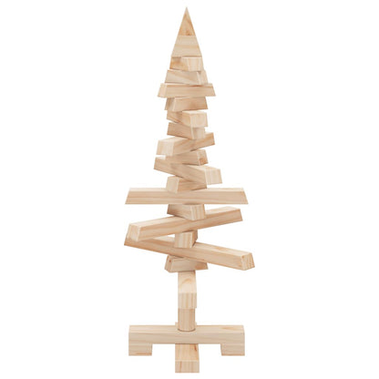 Weihnachtsbaum Holz zum Schmücken 60 cm Massivholz Kiefer