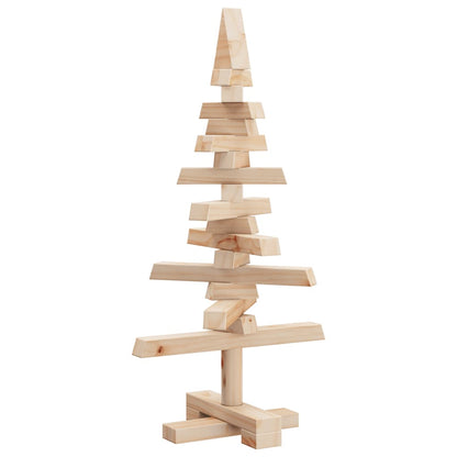 Weihnachtsbaum Holz zum Schmücken 60 cm Massivholz Kiefer