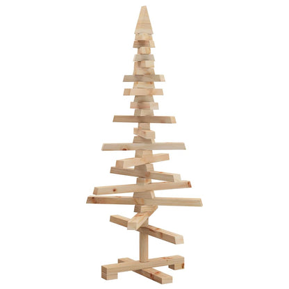 Weihnachtsbaum Holz zum Schmücken 90 cm Massivholz Kiefer