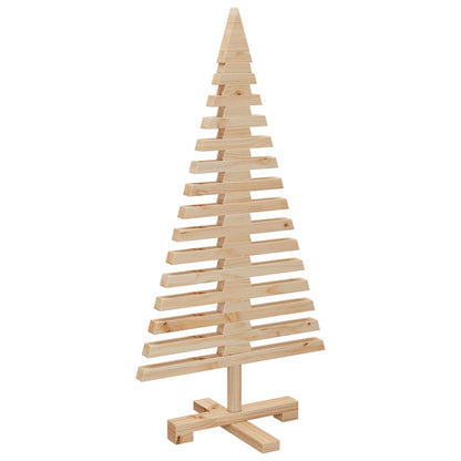 Weihnachtsbaum Holz zum Schmücken 90 cm Massivholz Kiefer