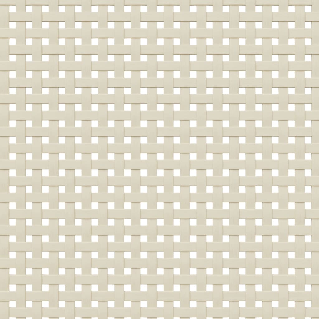Couchtisch SENJA Rattan-Optik Weiß 100x55x33 cm Kiefernholz