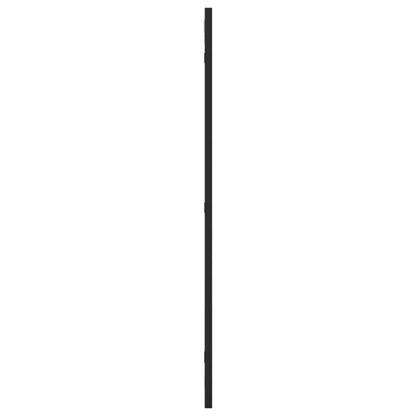 Wandspiegel Schwarz 40x80 cm Rechteckig Eisen