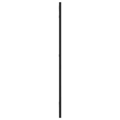 Wandspiegel Schwarz 30x80 cm Rechteckig Eisen