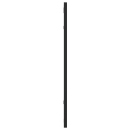 Wandspiegel Schwarz 50x60 cm Rechteckig Eisen