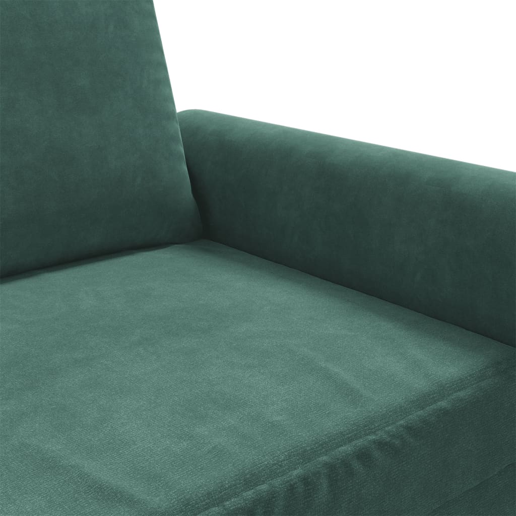Sessel Dunkelgrün 60 cm Samt