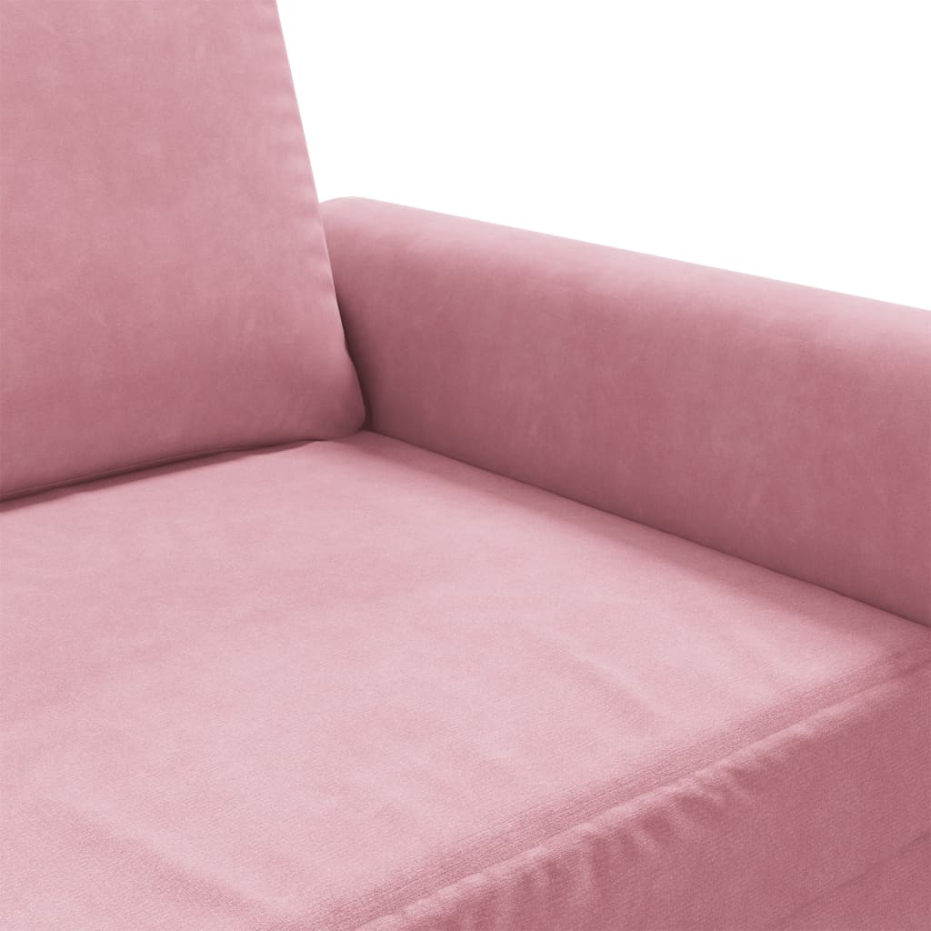 Sessel Rosa 60 cm Samt