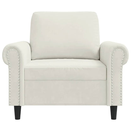Sessel Creme 60 cm Samt