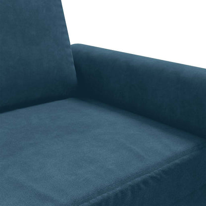 Sessel Blau 60 cm Samt