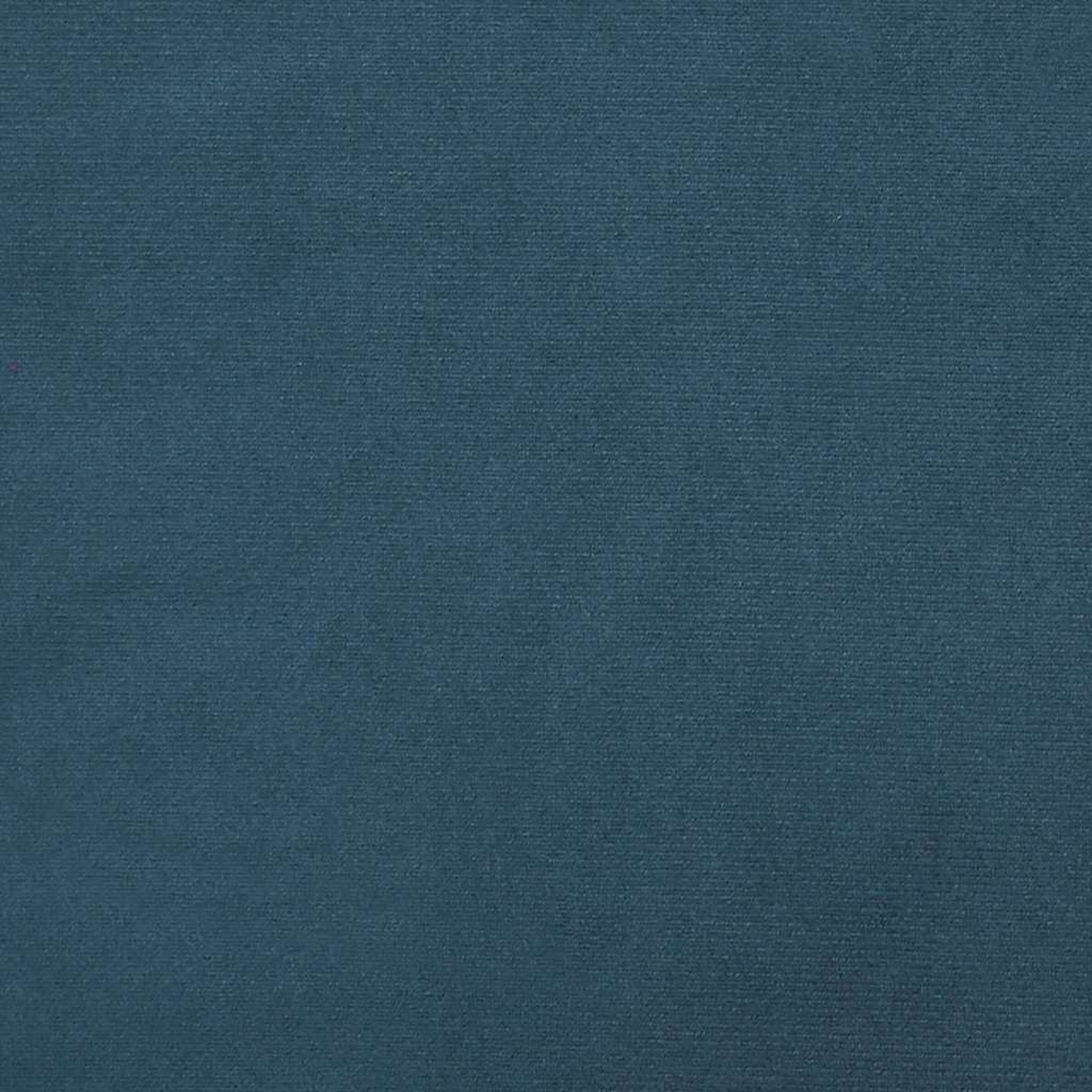 2-Sitzer-Sofa Blau 120 cm Samt