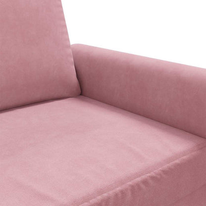 3-Sitzer-Sofa Rosa 180 cm Samt