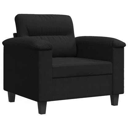 Sessel Schwarz 60 cm Mikrofasergewebe