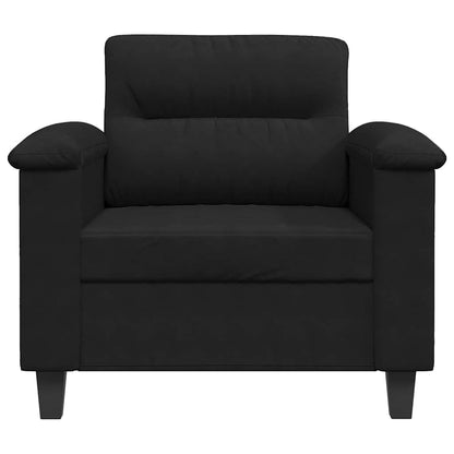 Sessel Schwarz 60 cm Mikrofasergewebe
