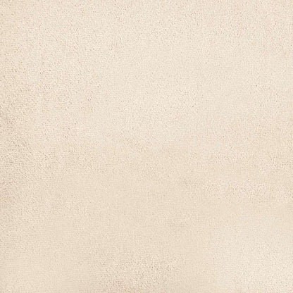 2-Sitzer-Sofa Creme 140 cm Mikrofasergewebe