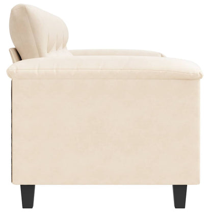 3-Sitzer-Sofa Beige 180 cm Mikrofasergewebe