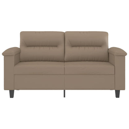 2-Sitzer-Sofa Cappuccino 120 cm Kunstleder