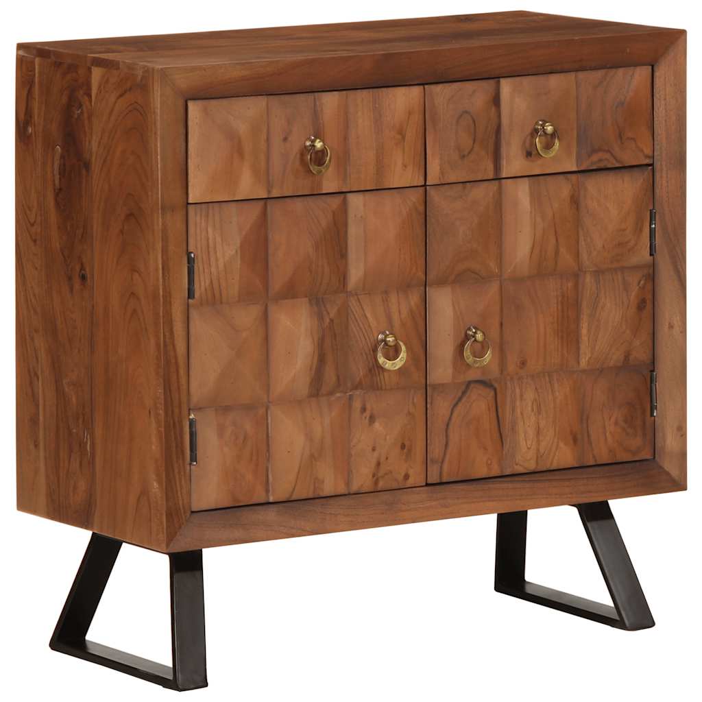 Schubladenschrank Honigbraun 70x35x70 cm Massivholz Akazie