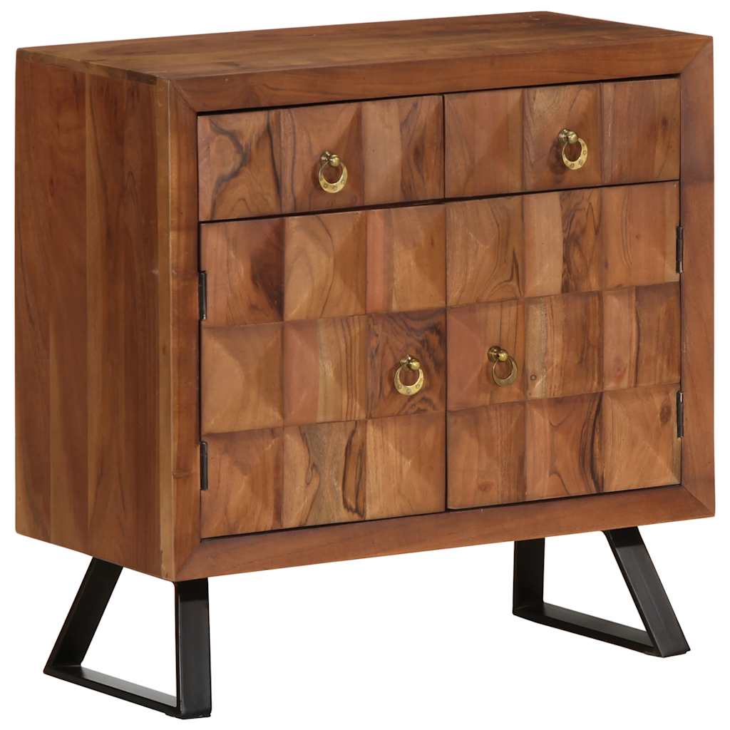 Schubladenschrank Honigbraun 70x35x70 cm Massivholz Akazie