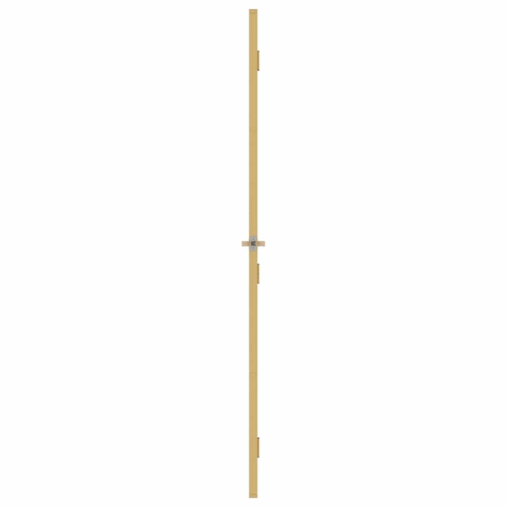 Innentür Schlank Golden 83x201,5 cm Hartglas und Aluminium