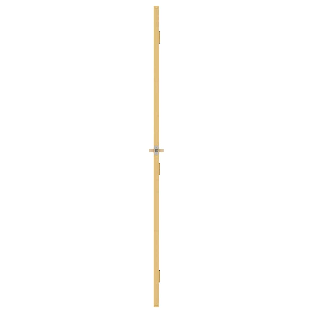 Innentür Schlank Golden 83x201,5 cm Hartglas und Aluminium