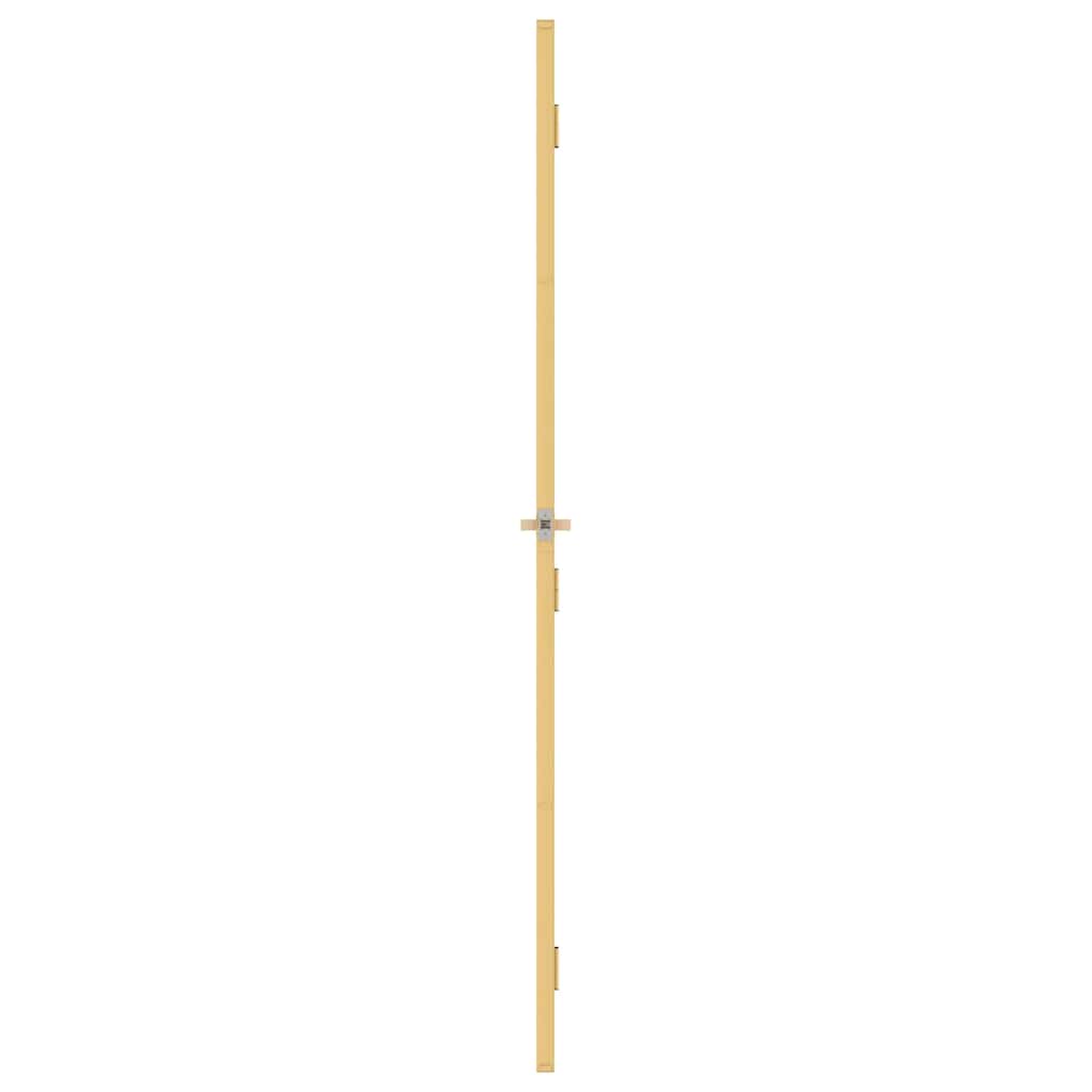 Innentür Schlank Golden 76x201,5 cm Hartglas und Aluminium