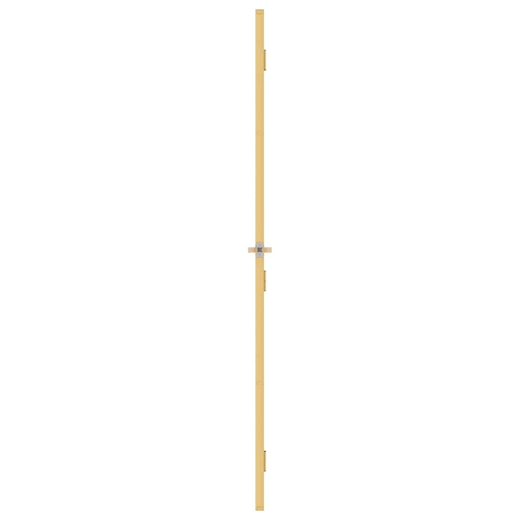 Innentür Schlank Golden 93x201,5 cm Hartglas und Aluminium