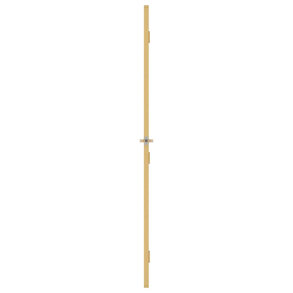 Innentür Schlank Golden 93x201,5 cm Hartglas und Aluminium
