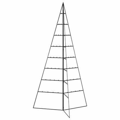Metall-Weihnachtsbaum für Dekorationen Schwarz 180 cm