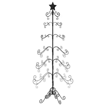 Metall-Weihnachtsbaum für Dekorationen Schwarz 180 cm