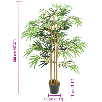 Bambusbaum Künstlich 730 Blätter 120 cm Grün