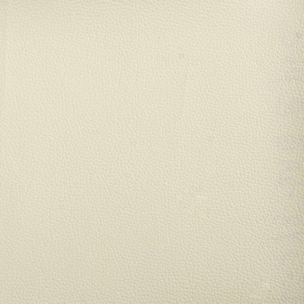 Canapé 2 places crème 120 cm simili cuir