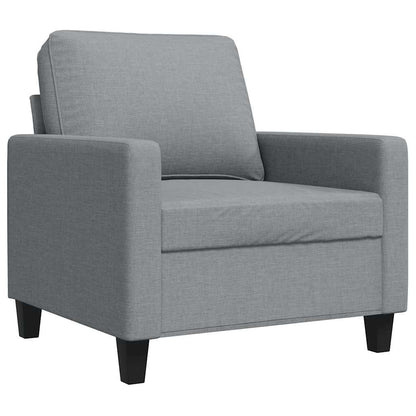 Sofasessel Hellgrau 60 cm Stoff