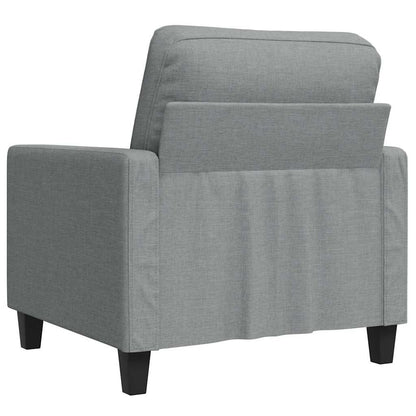 Sofasessel Hellgrau 60 cm Stoff