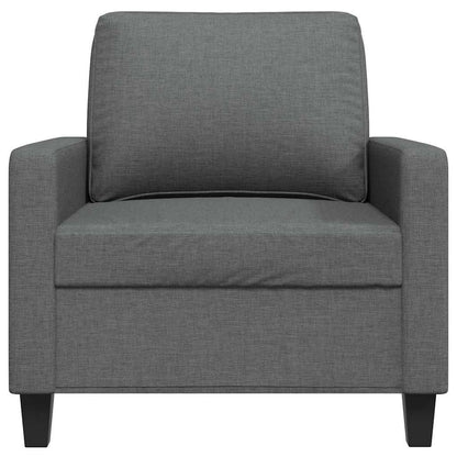 Sofasessel Dunkelgrau 60 cm Stoff