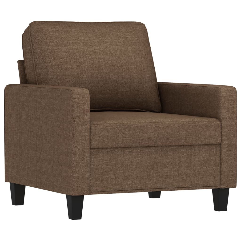 Fauteuil marron 60 cm tissu