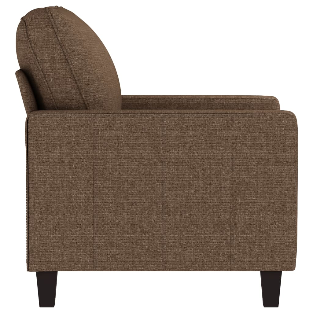 Fauteuil marron 60 cm tissu