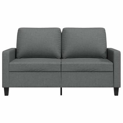 2-Sitzer-Sofa Dunkelgrau 120 cm Stoff