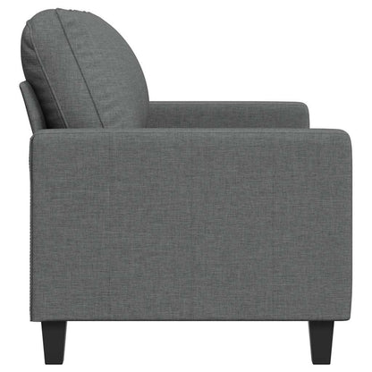 2-Sitzer-Sofa Dunkelgrau 120 cm Stoff