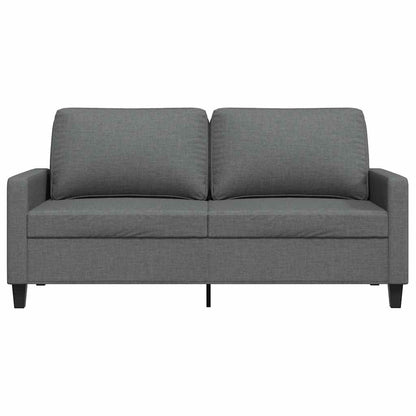 2-Sitzer-Sofa Dunkelgrau 140 cm Stoff