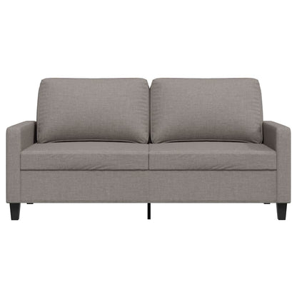 2-Sitzer-Sofa Taupe 140 cm Stoff