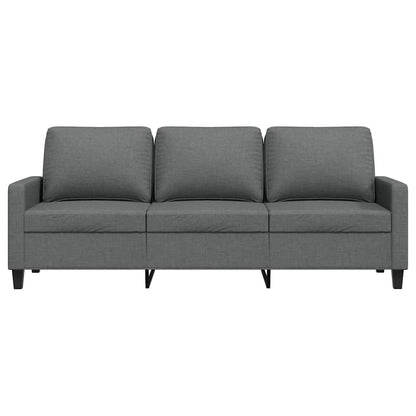 3-Sitzer-Sofa Dunkelgrau 180 cm Stoff