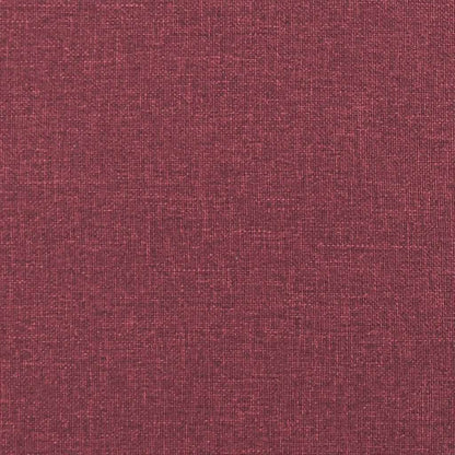 3-Sitzer-Sofa Weinrot 180 cm Stoff