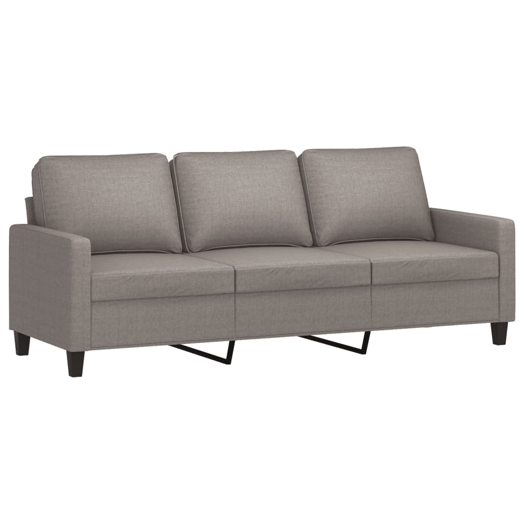 3-Sitzer-Sofa Taupe 180 cm Stoff