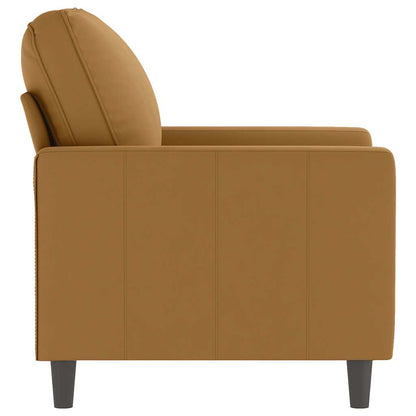 Sessel Braun 60 cm Samt