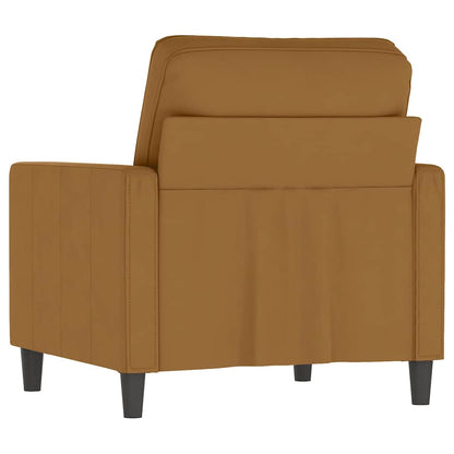 Sessel Braun 60 cm Samt