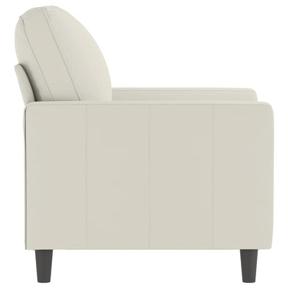 Sessel Creme 60 cm Samt